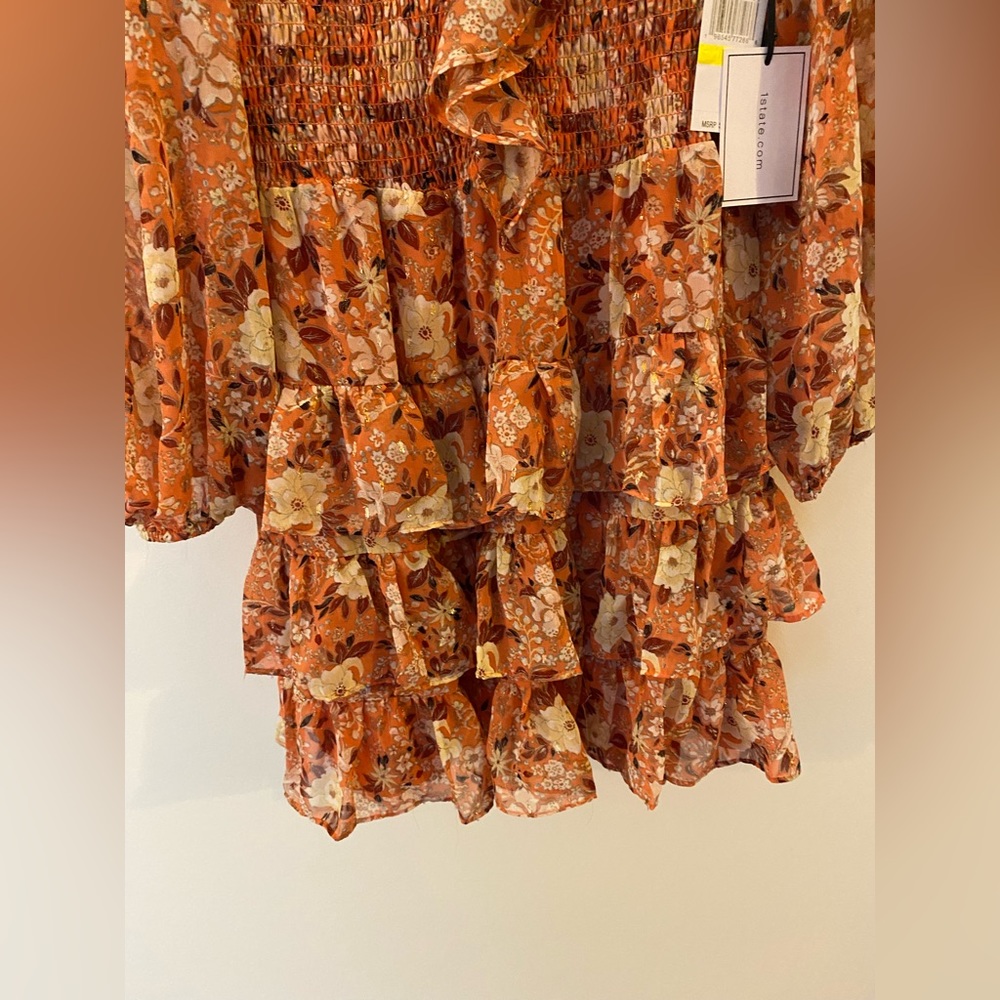 1 State Ruffled Dress - Picture 2 of 6